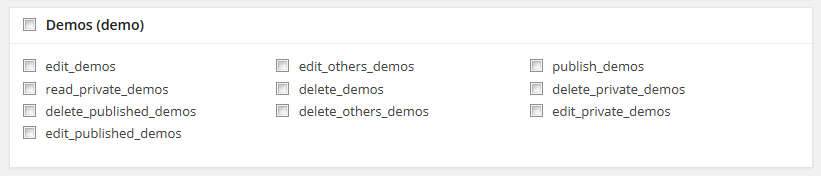 Demo Custom Post Type Section